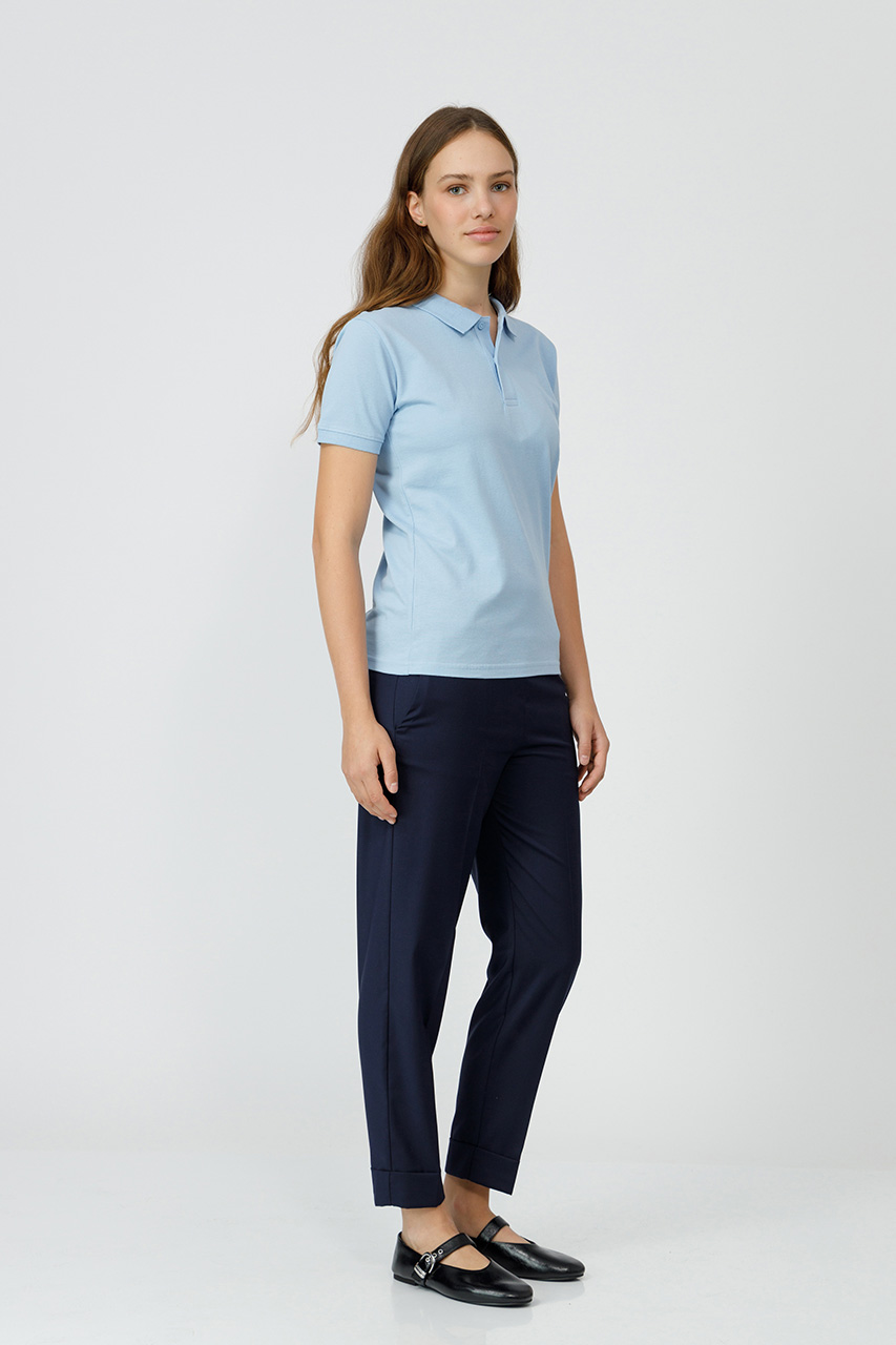 Tricou polo slim adolescenți 996
